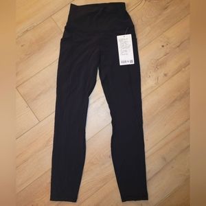 New Black Lu Lu Lemon Leggings with Pockets
